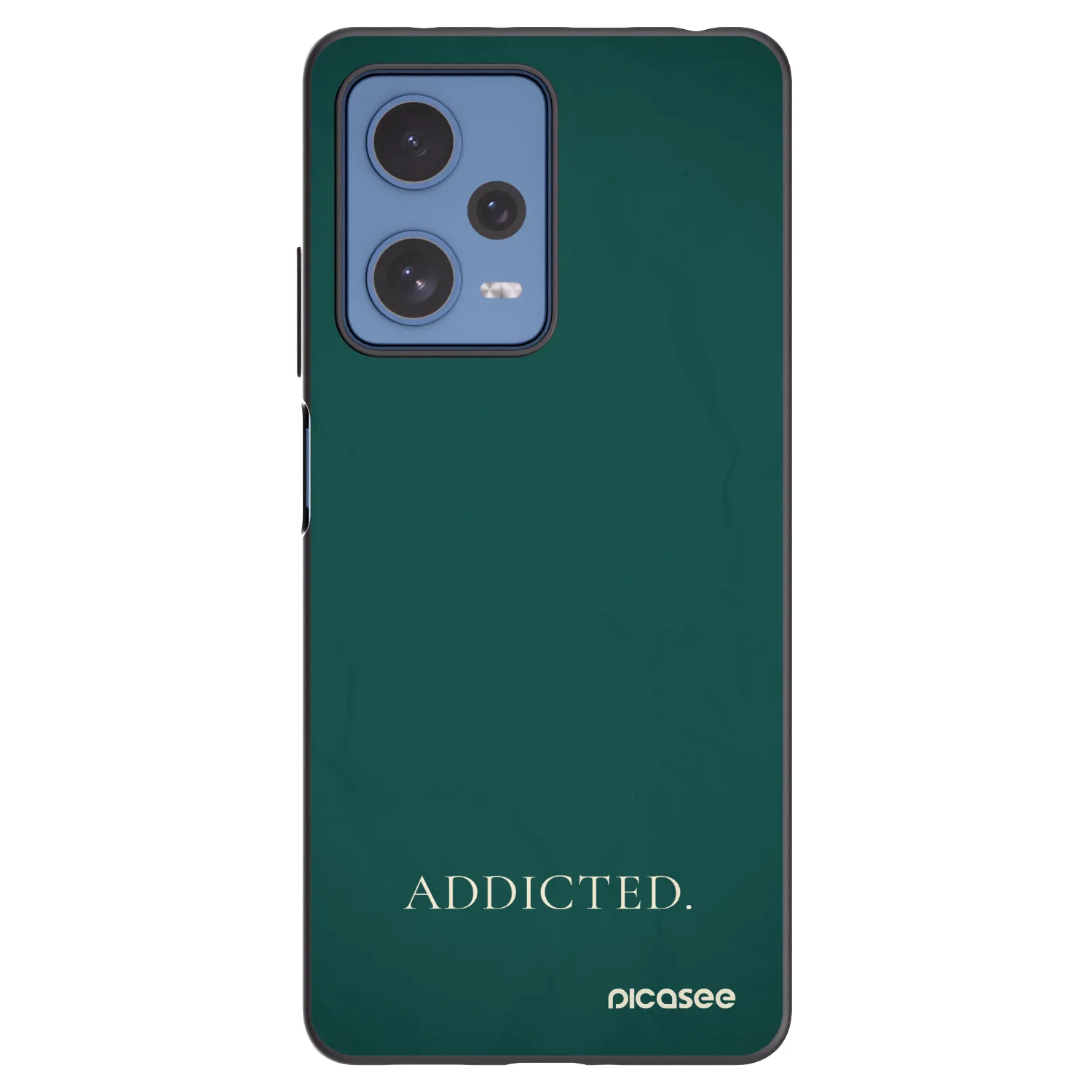 Picasee husă neagră din silicon pentru Xiaomi Redmi Note 12 Pro 5G - Addicted