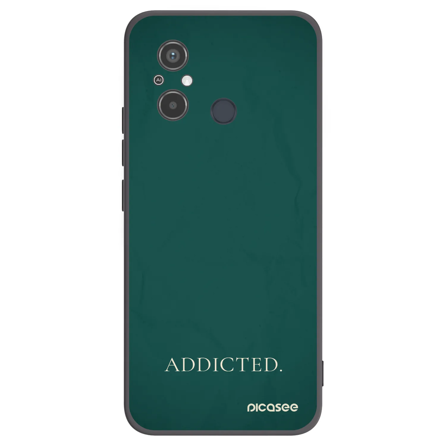 Picasee husă neagră din silicon pentru Xiaomi Redmi 12C - Addicted