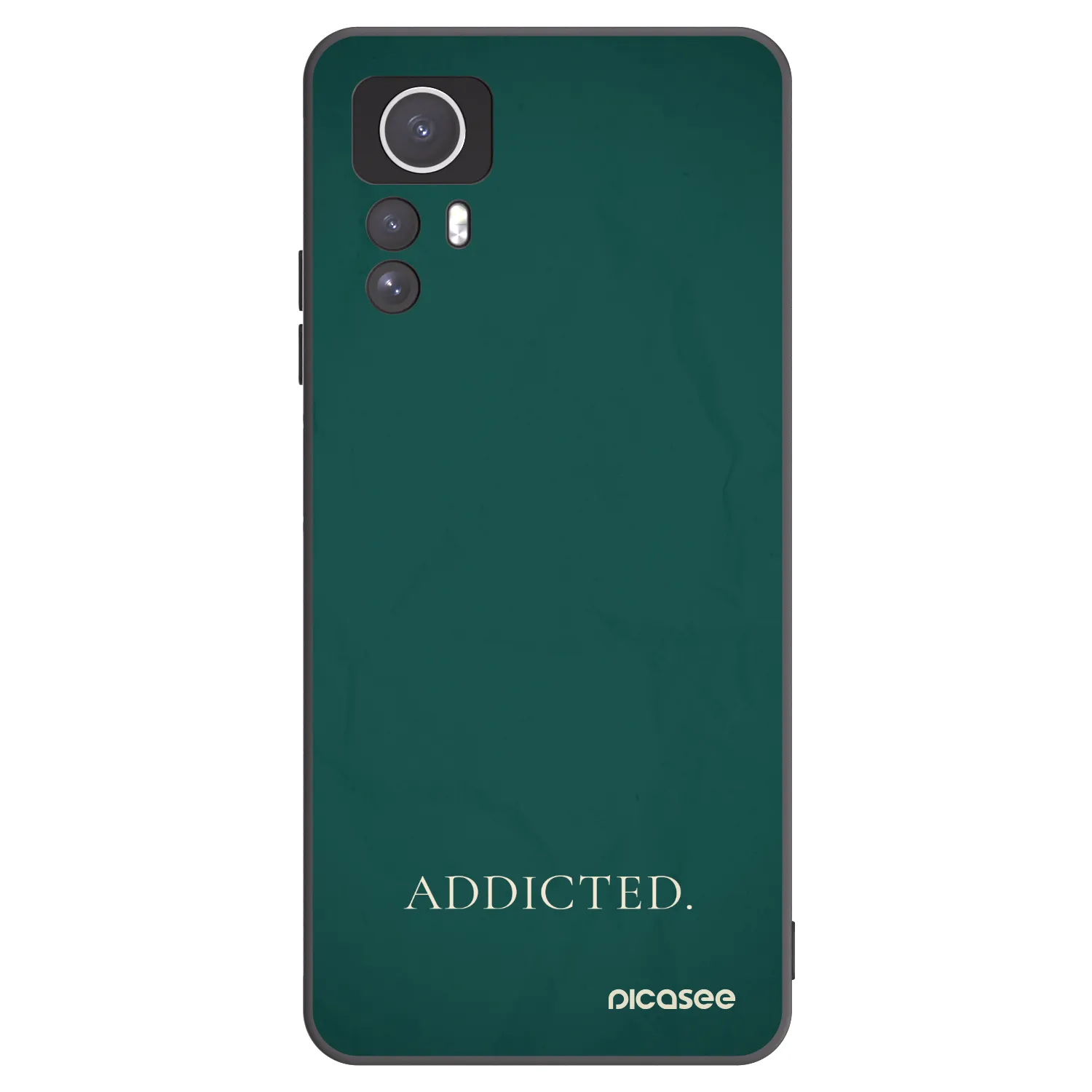 Picasee husă neagră din silicon pentru Xiaomi Redmi Note 12S - Addicted