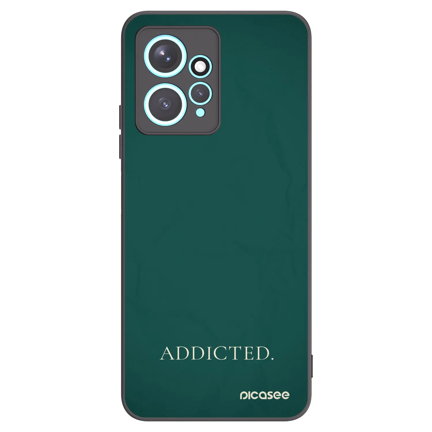 Picasee husă neagră din silicon pentru Xiaomi Redmi Note 12 4G - Addicted