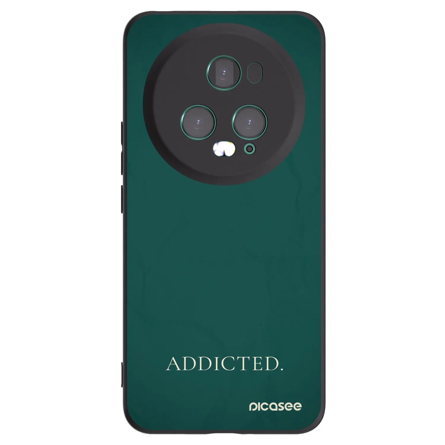 Picasee husă neagră din silicon pentru Honor Magic5 Pro - Addicted
