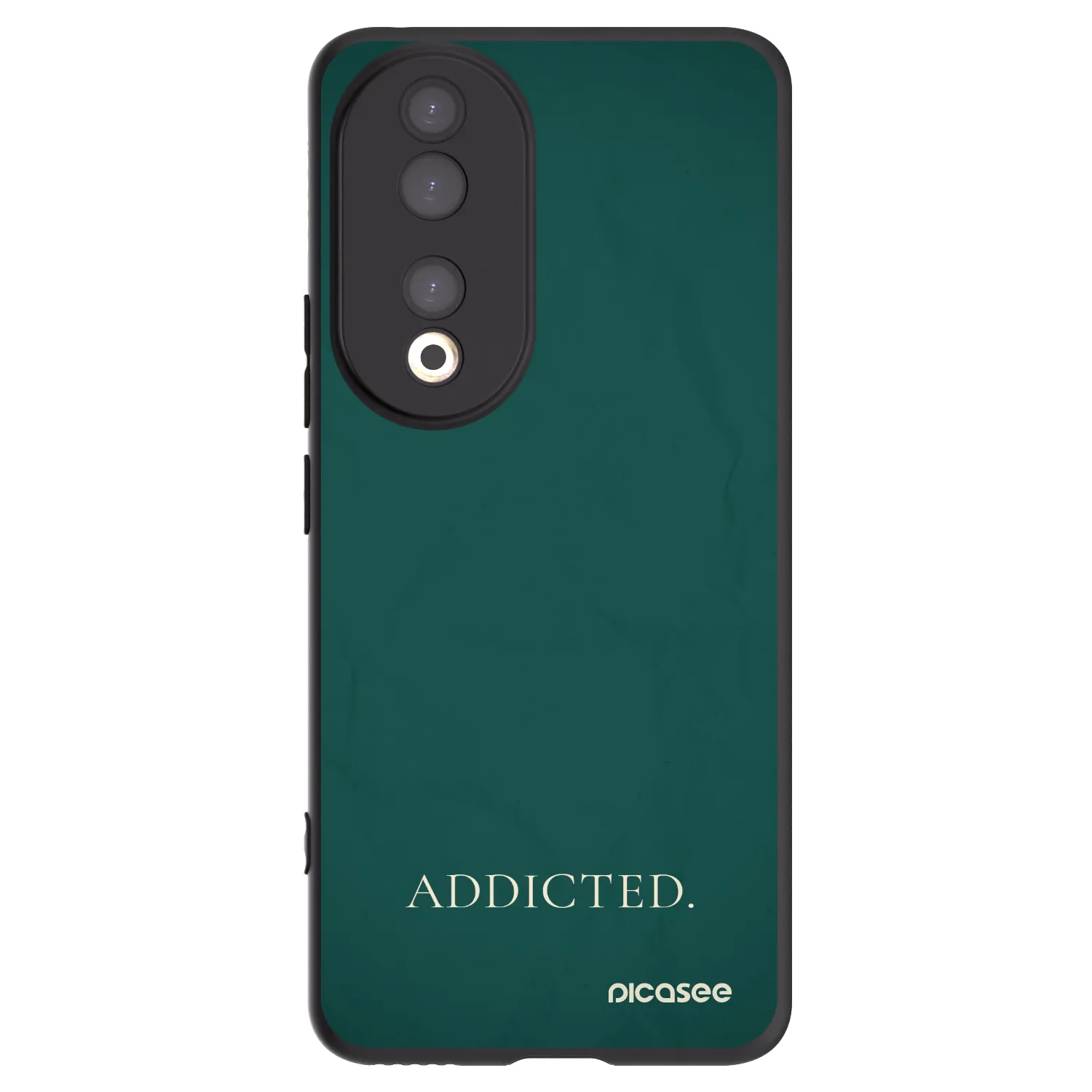 Picasee husă neagră din silicon pentru Honor 90 5G - Addicted