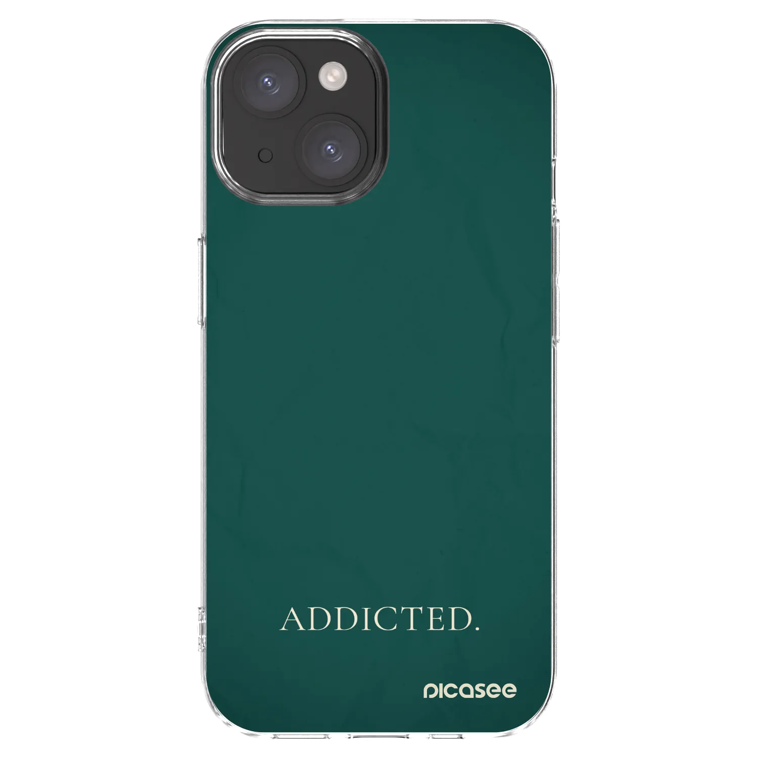 Picasee husă transparentă din silicon pentru Apple iPhone 15 - Addicted