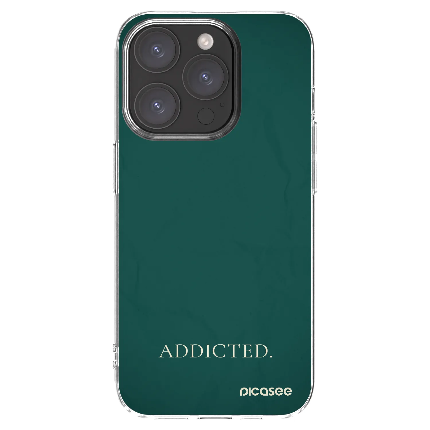 Picasee husă transparentă din silicon pentru Apple iPhone 15 Pro - Addicted