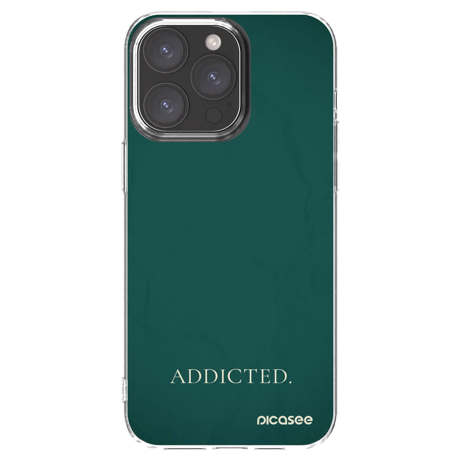Picasee husă transparentă din silicon pentru Apple iPhone 15 Pro Max - Addicted