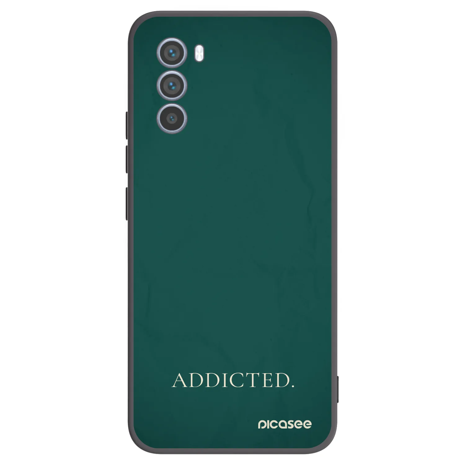 Picasee husă neagră din silicon pentru Motorola Moto G62 - Addicted