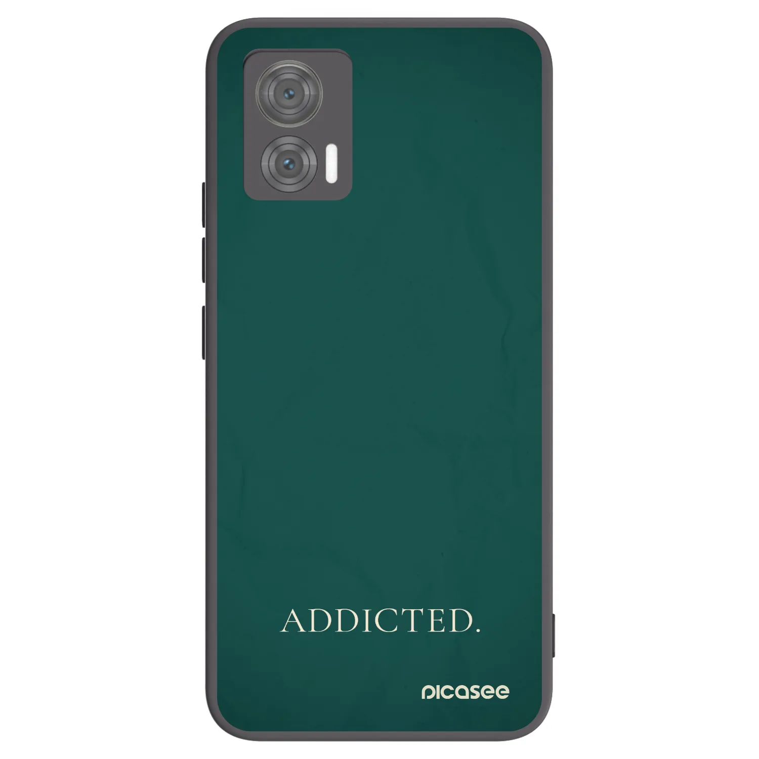 Picasee husă neagră din silicon pentru Motorola Edge 30 Neo - Addicted