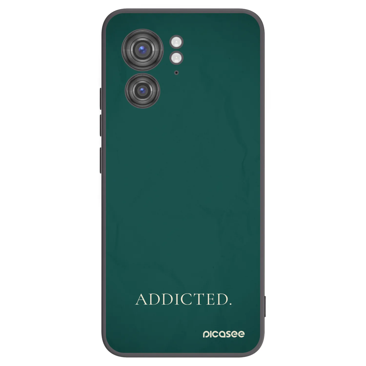 Picasee husă neagră din silicon pentru Motorola Edge 40 - Addicted
