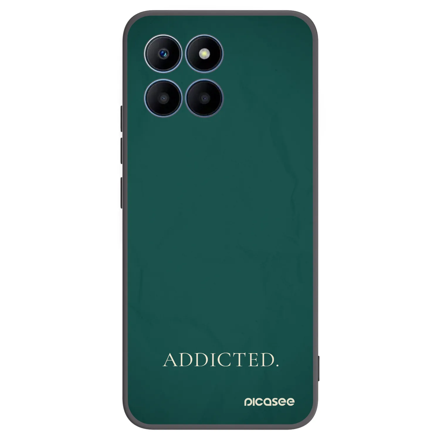 Picasee husă neagră din silicon pentru Honor 70 Lite - Addicted
