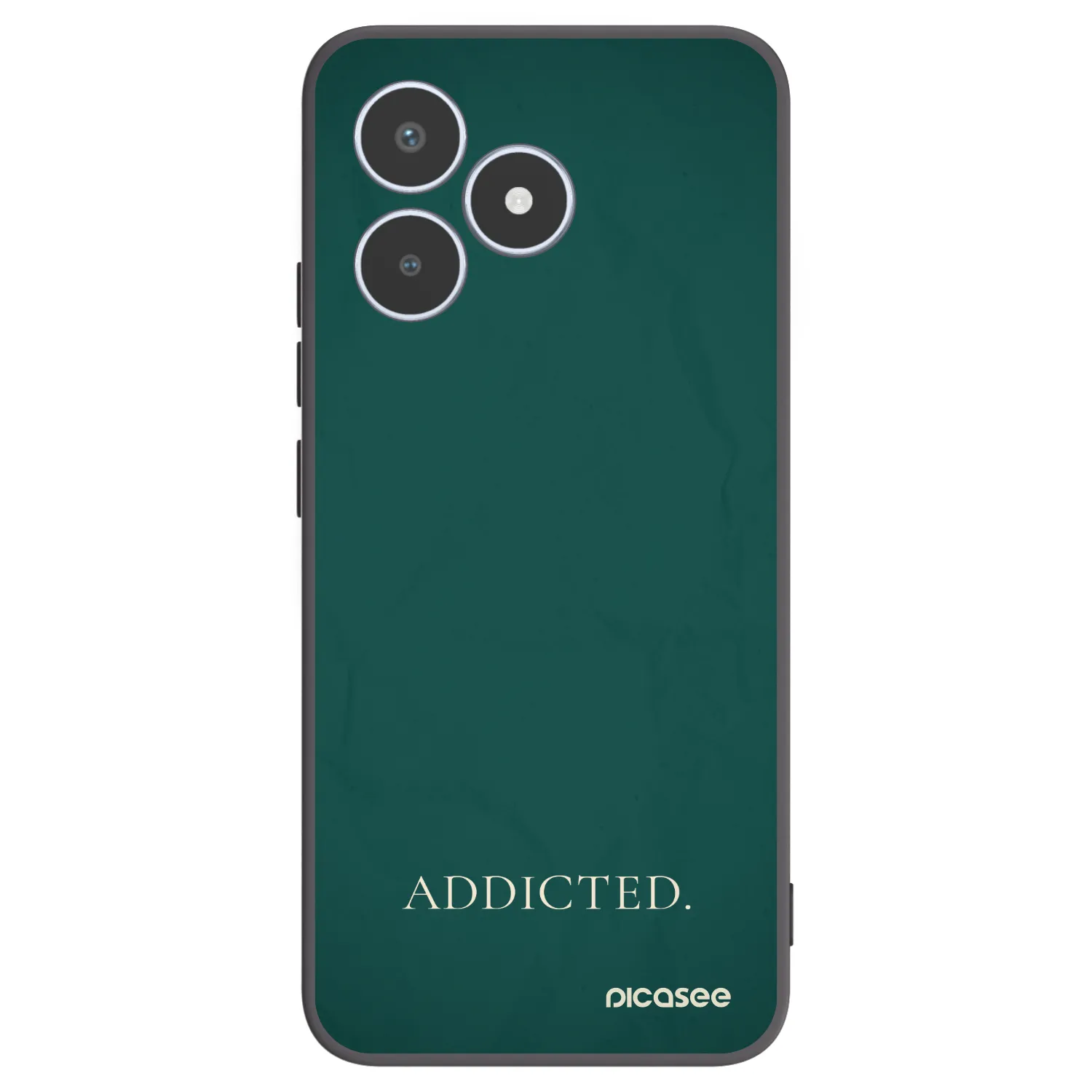 Picasee husă neagră din silicon pentru Realme C53 - Addicted