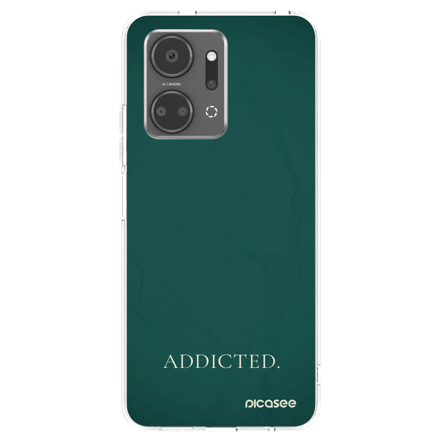 Picasee husă transparentă din silicon pentru Honor X7a - Addicted