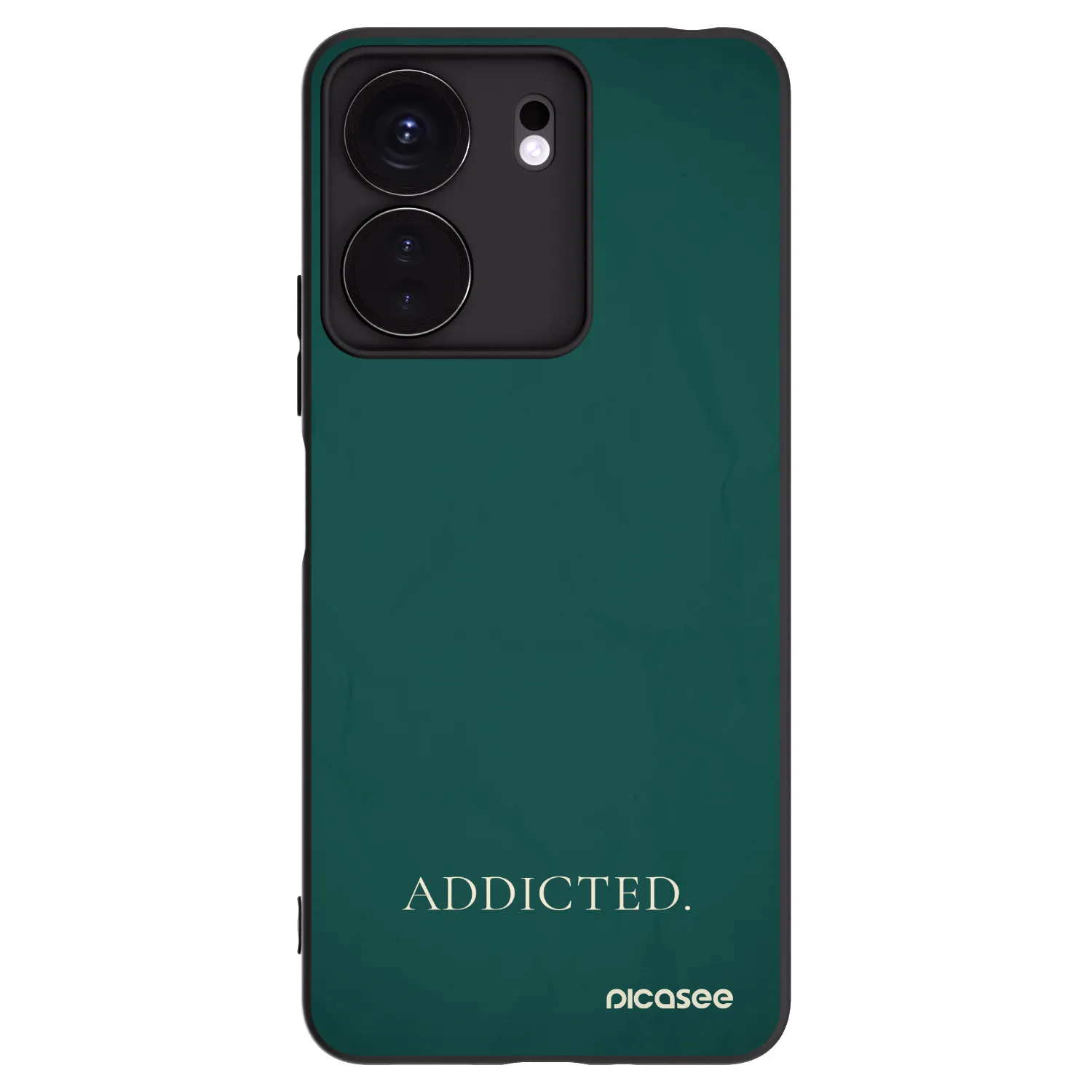 Picasee husă neagră din silicon pentru Xiaomi Redmi 13C 4G - Addicted
