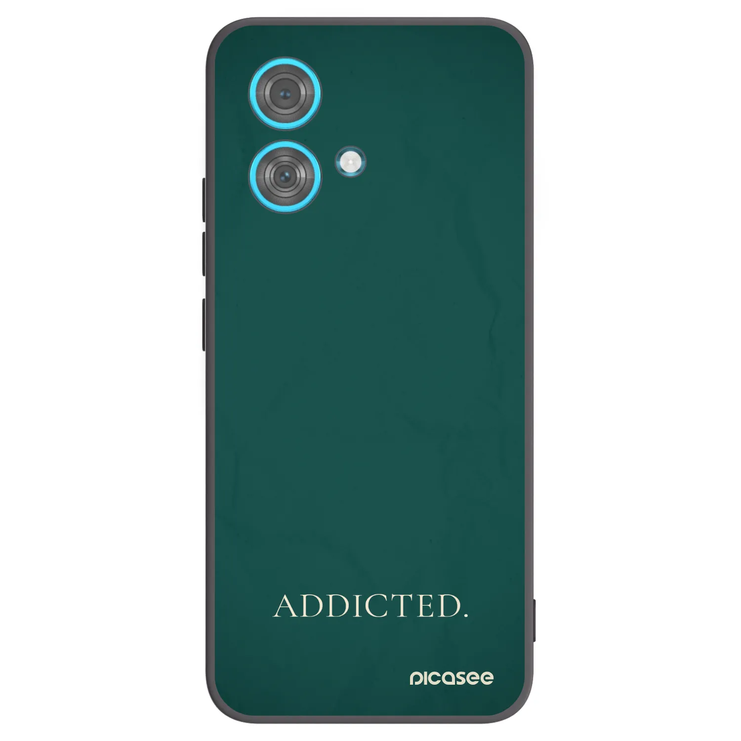 Picasee husă neagră din silicon pentru Motorola Edge 40 Neo - Addicted