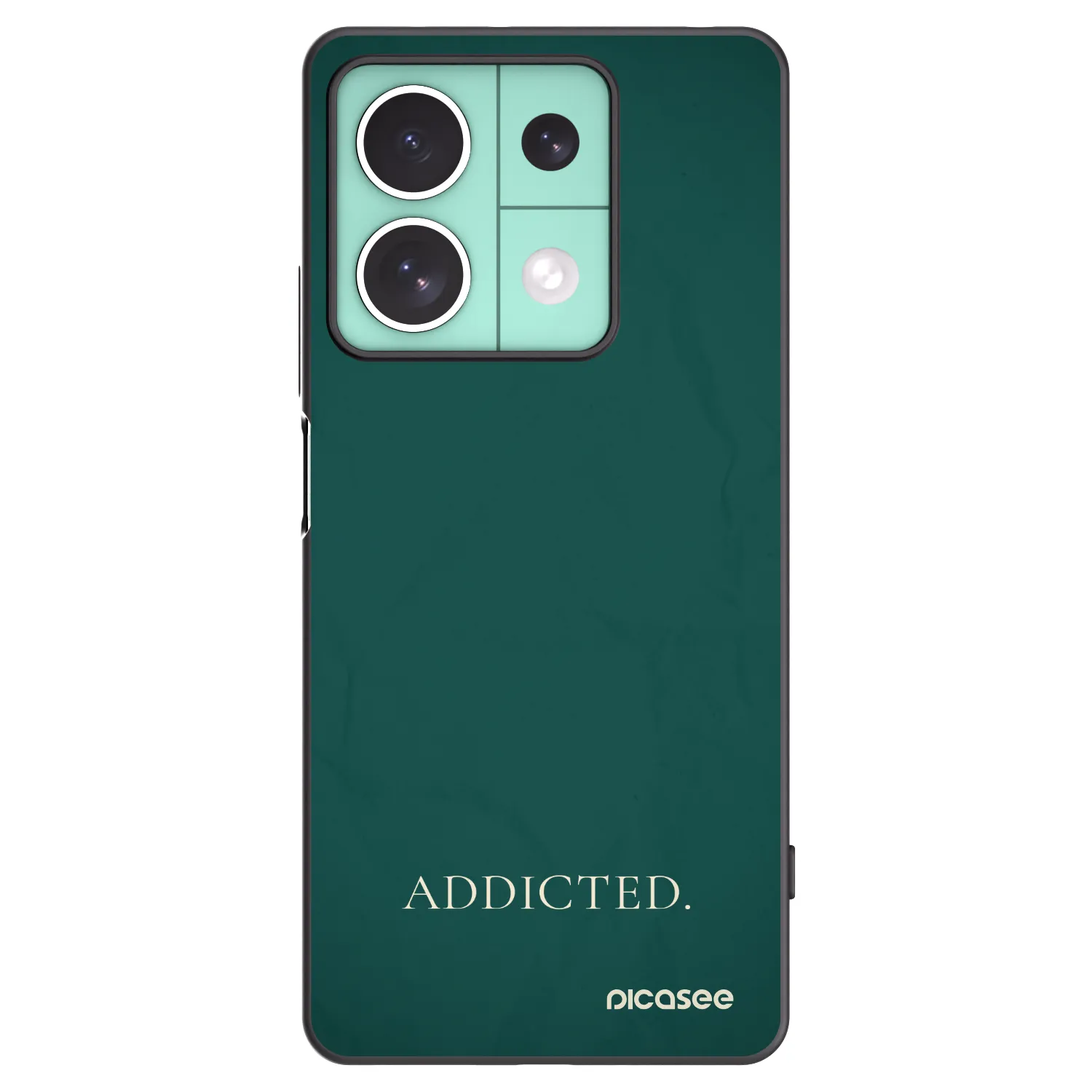 Picasee husă neagră din silicon pentru Xiaomi Redmi Note 13 5G - Addicted