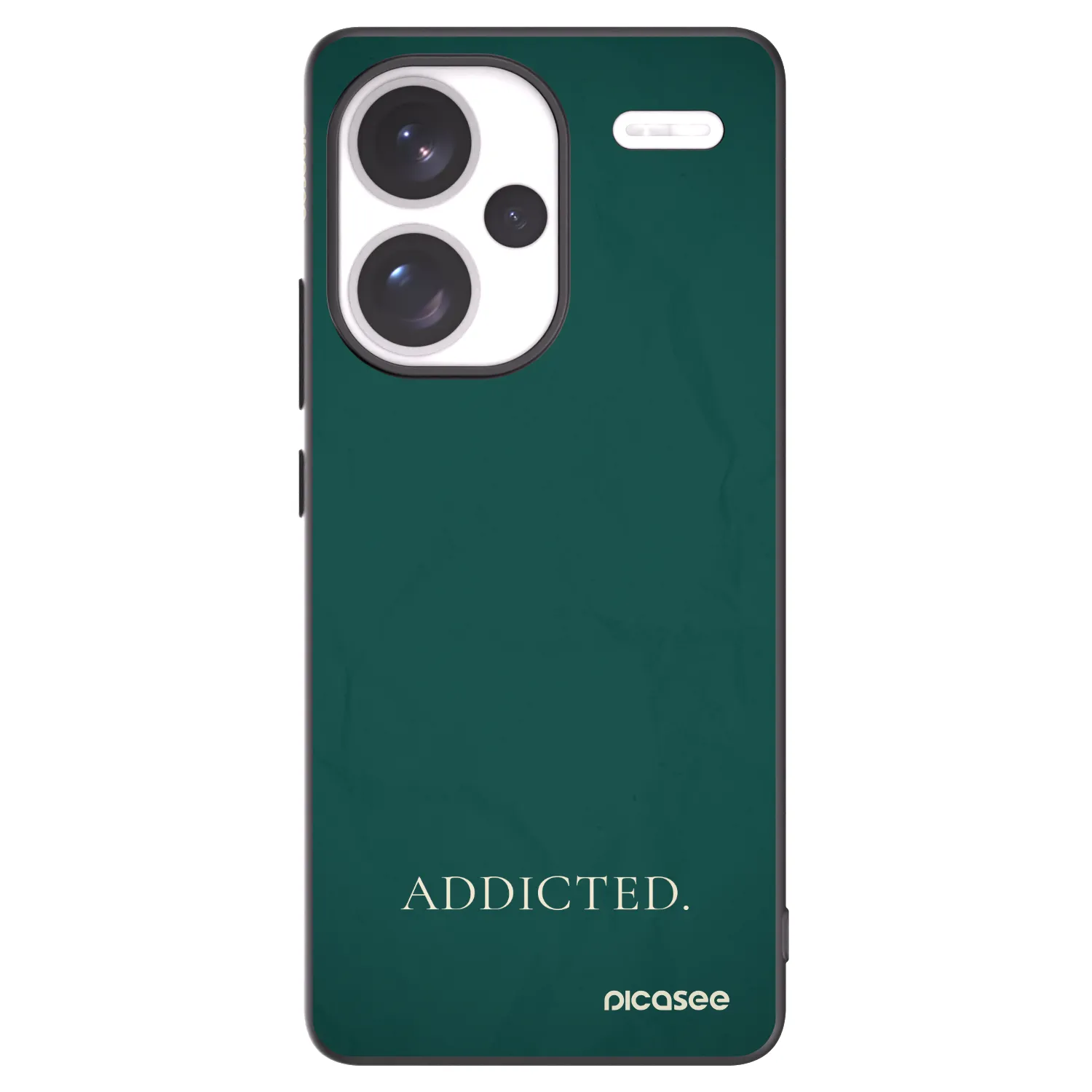 Picasee husă neagră din silicon pentru Xiaomi Redmi Note 13 Pro+ 5G - Addicted