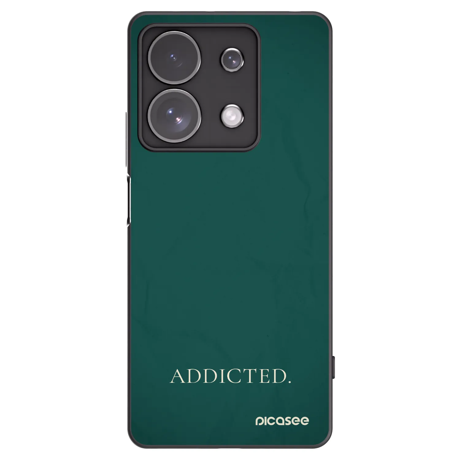 Picasee husă neagră din silicon pentru Xiaomi Redmi Note 13 Pro 4G - Addicted