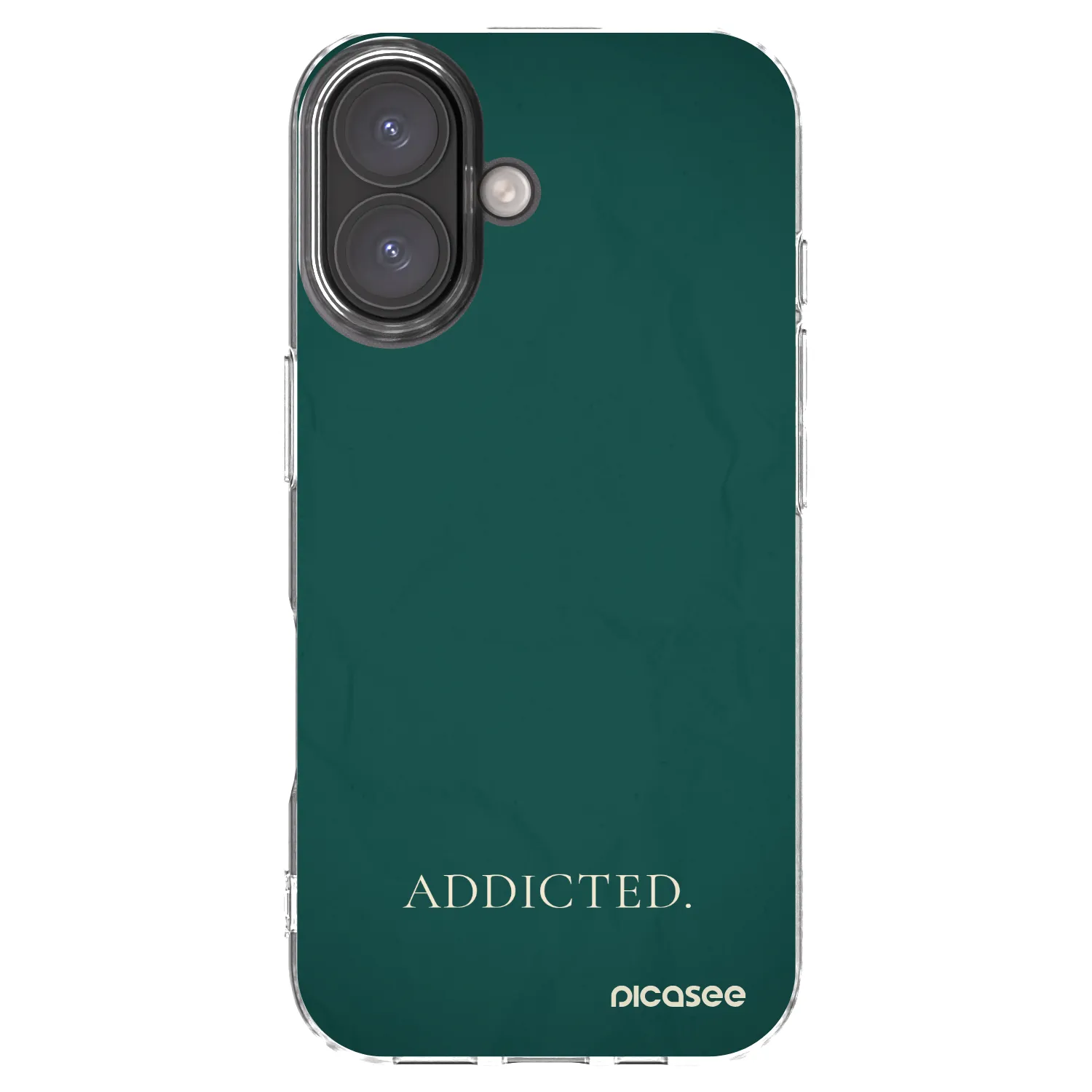 Picasee husă transparentă din silicon pentru Apple iPhone 16 - Addicted