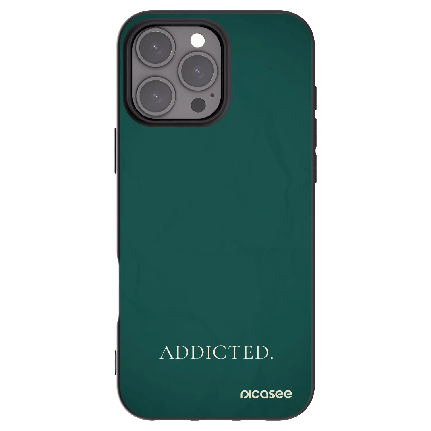 Picasee husă neagră din silicon pentru Apple iPhone 16 Pro Max - Addicted