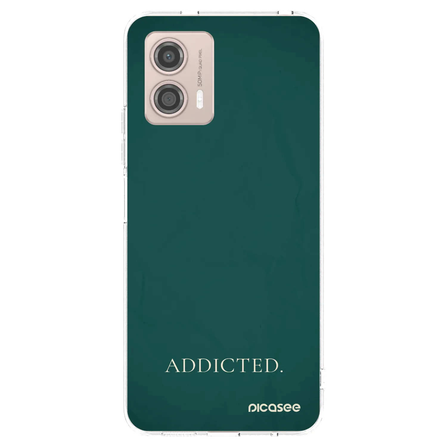 Picasee husă transparentă din silicon pentru Motorola Moto G53 5G - Addicted