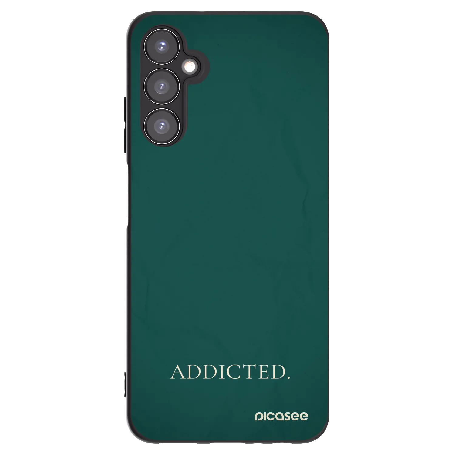 Picasee husă neagră din silicon pentru Samsung Galaxy A05s A057G - Addicted
