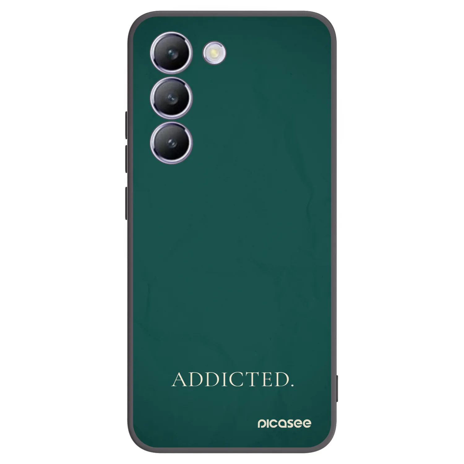 Picasee husă neagră din silicon pentru Vivo V40 SE 5G - Addicted