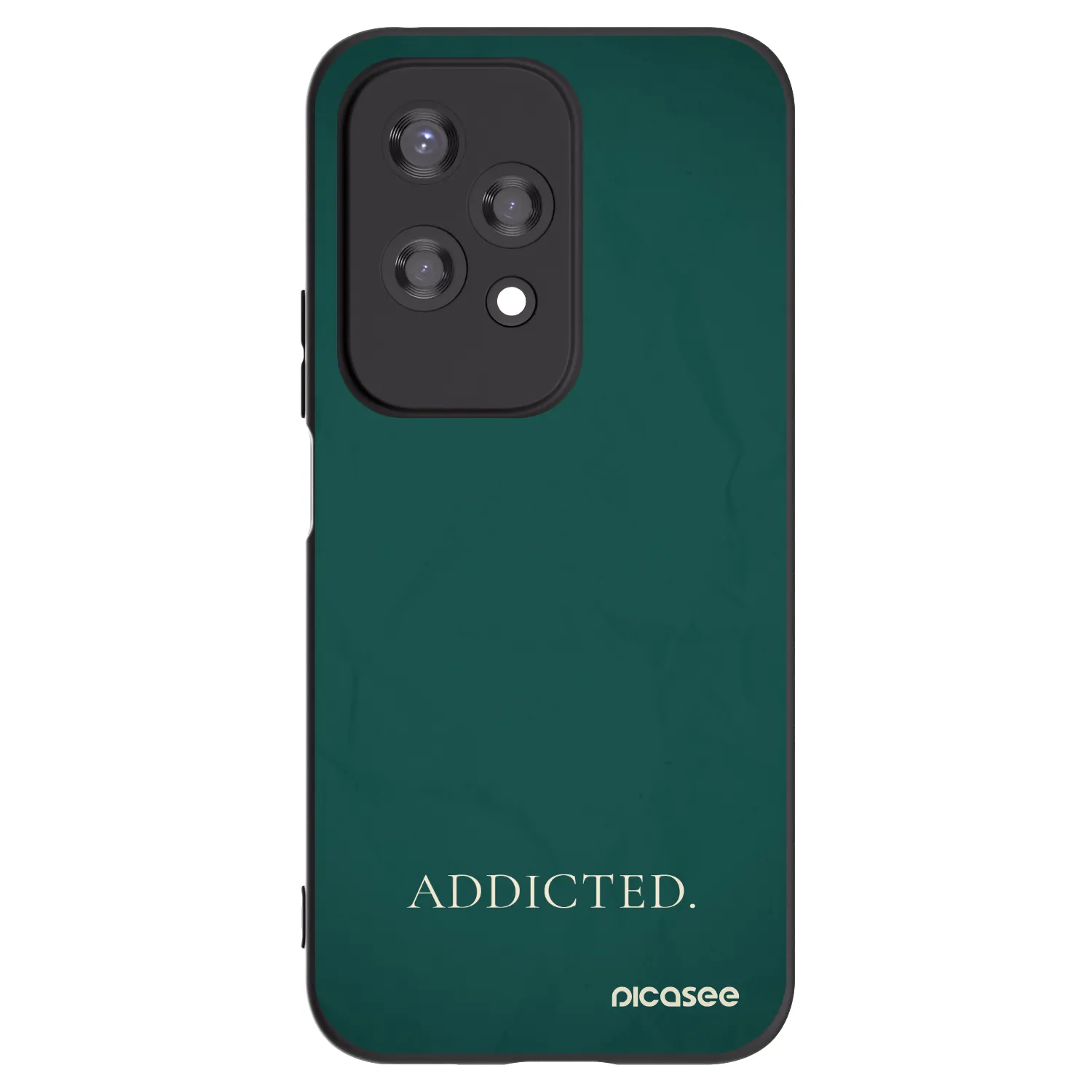Picasee husă neagră din silicon pentru Honor 200 Lite - Addicted