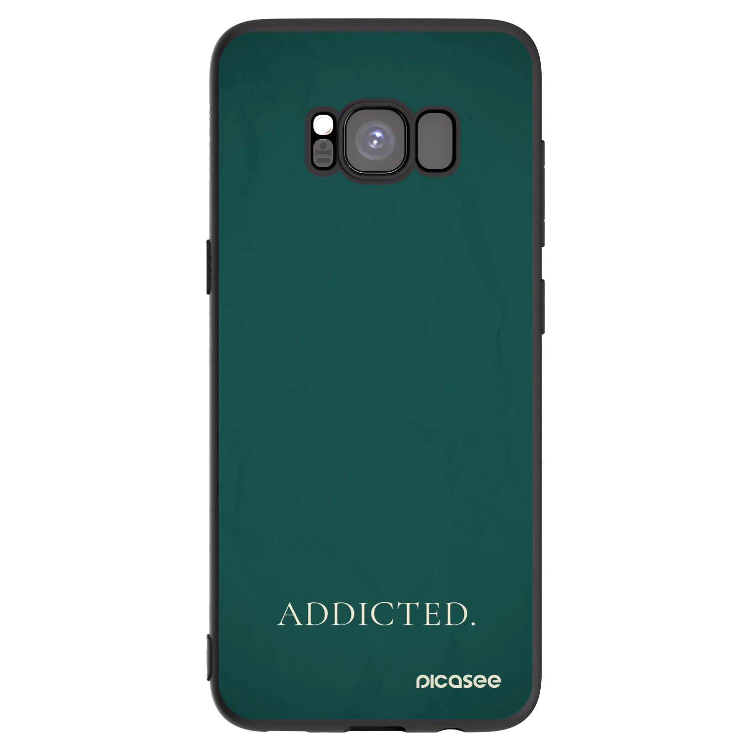 Picasee husă neagră din silicon pentru Samsung Galaxy S8 G950F - Addicted