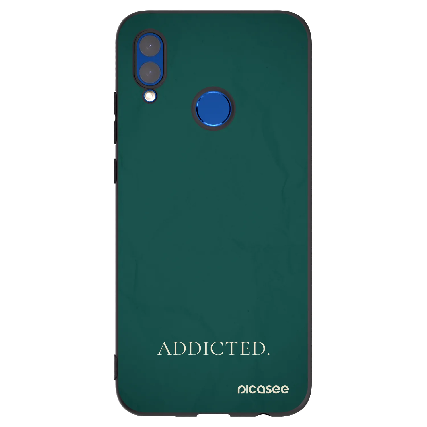 Picasee husă neagră din silicon pentru Honor 10 Lite - Addicted