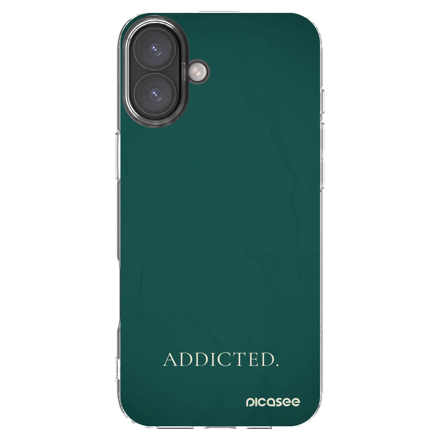 Picasee husă transparentă din silicon pentru Apple iPhone 16 Plus - Addicted