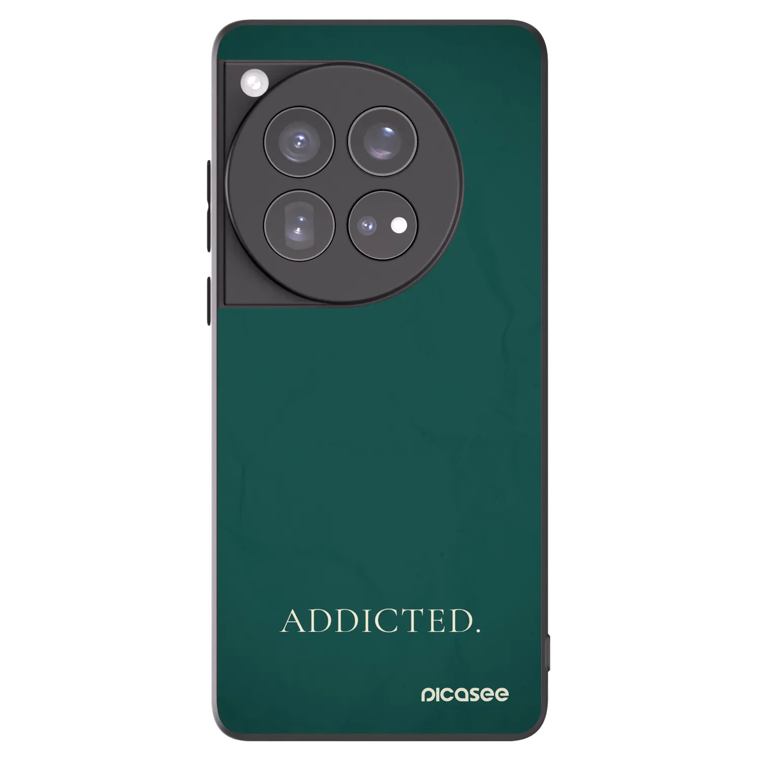 Picasee husă neagră din silicon pentru OnePlus 12 5G - Addicted