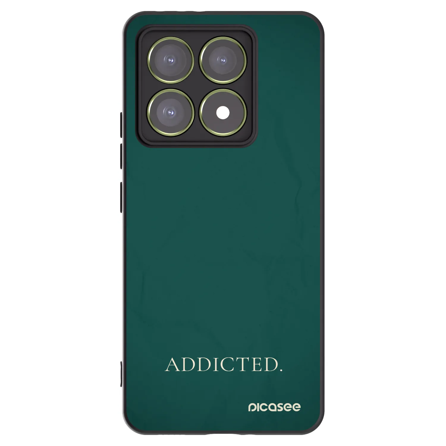 Picasee husă neagră din silicon pentru Xiaomi 14T - Addicted