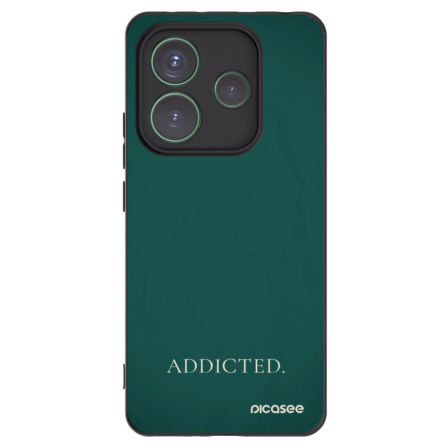 Picasee husă neagră din silicon pentru Xiaomi Redmi Note 14 5G - Addicted