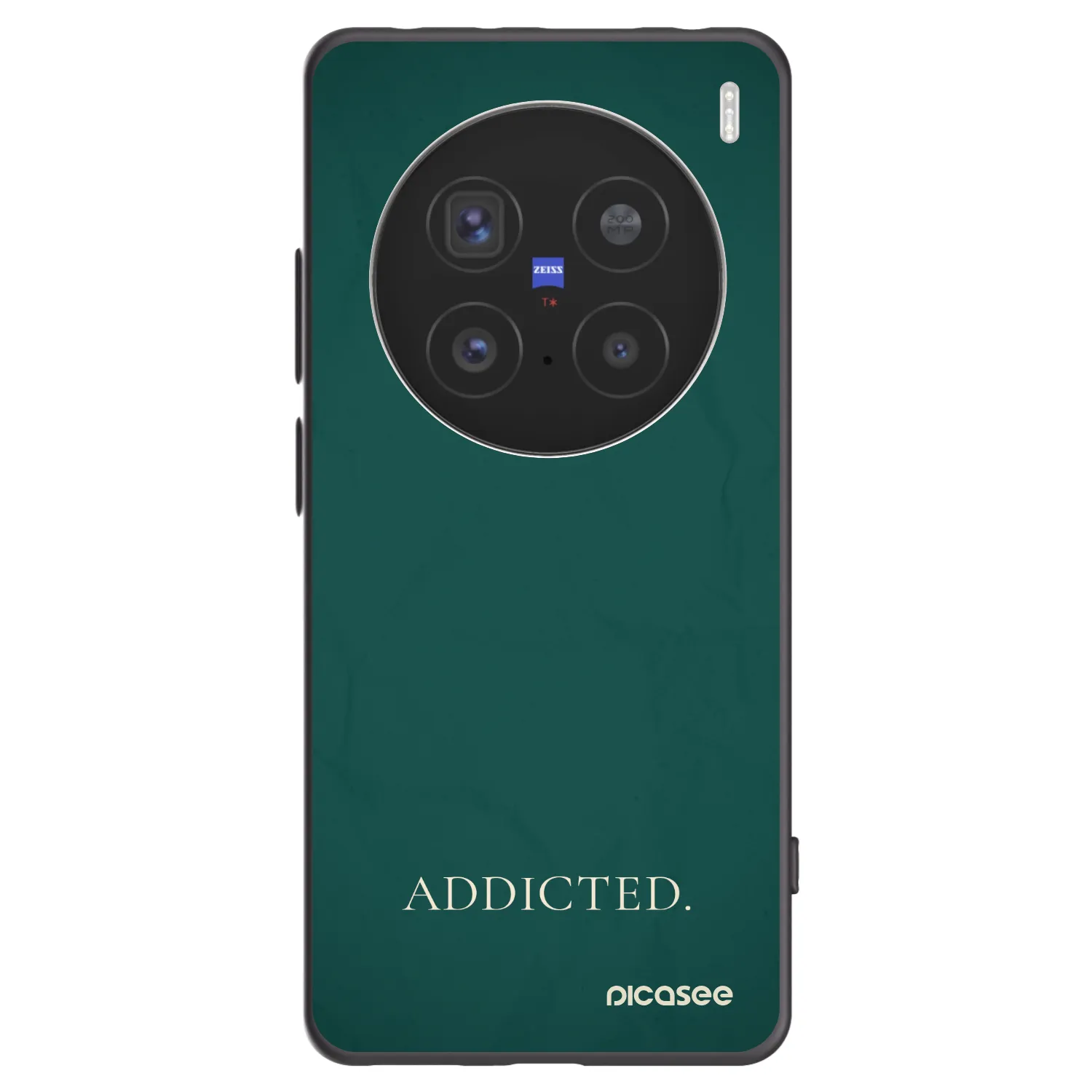 Picasee husă neagră din silicon pentru Vivo X200 Pro - Addicted