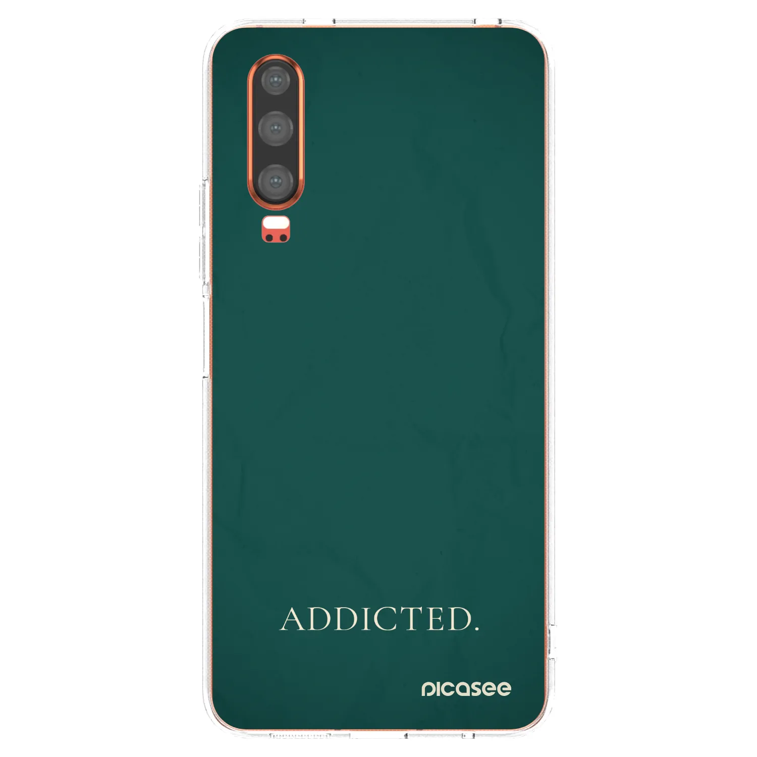 Picasee husă transparentă din silicon pentru Huawei P30 - Addicted