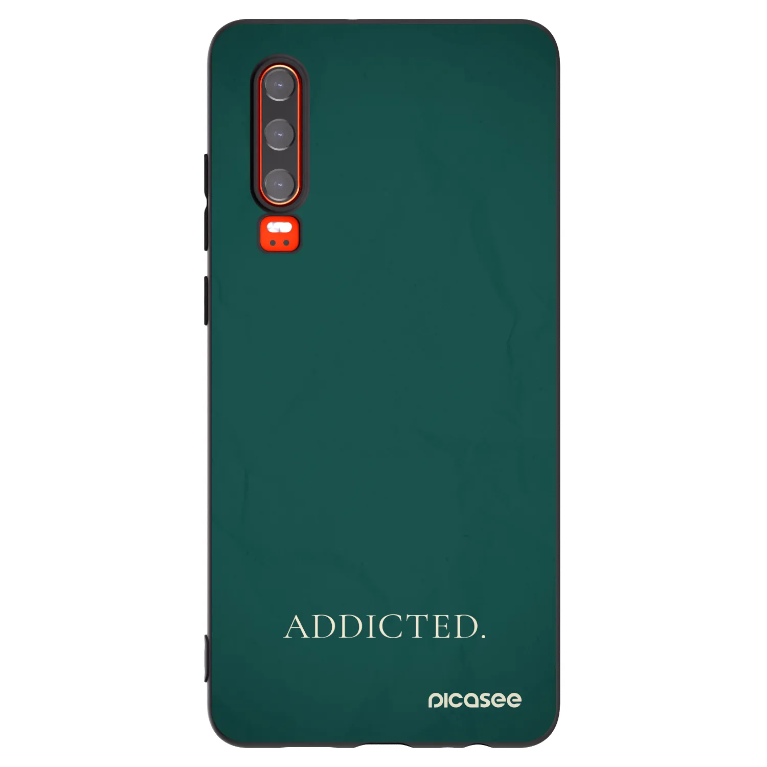 Picasee husă neagră din silicon pentru Huawei P30 - Addicted