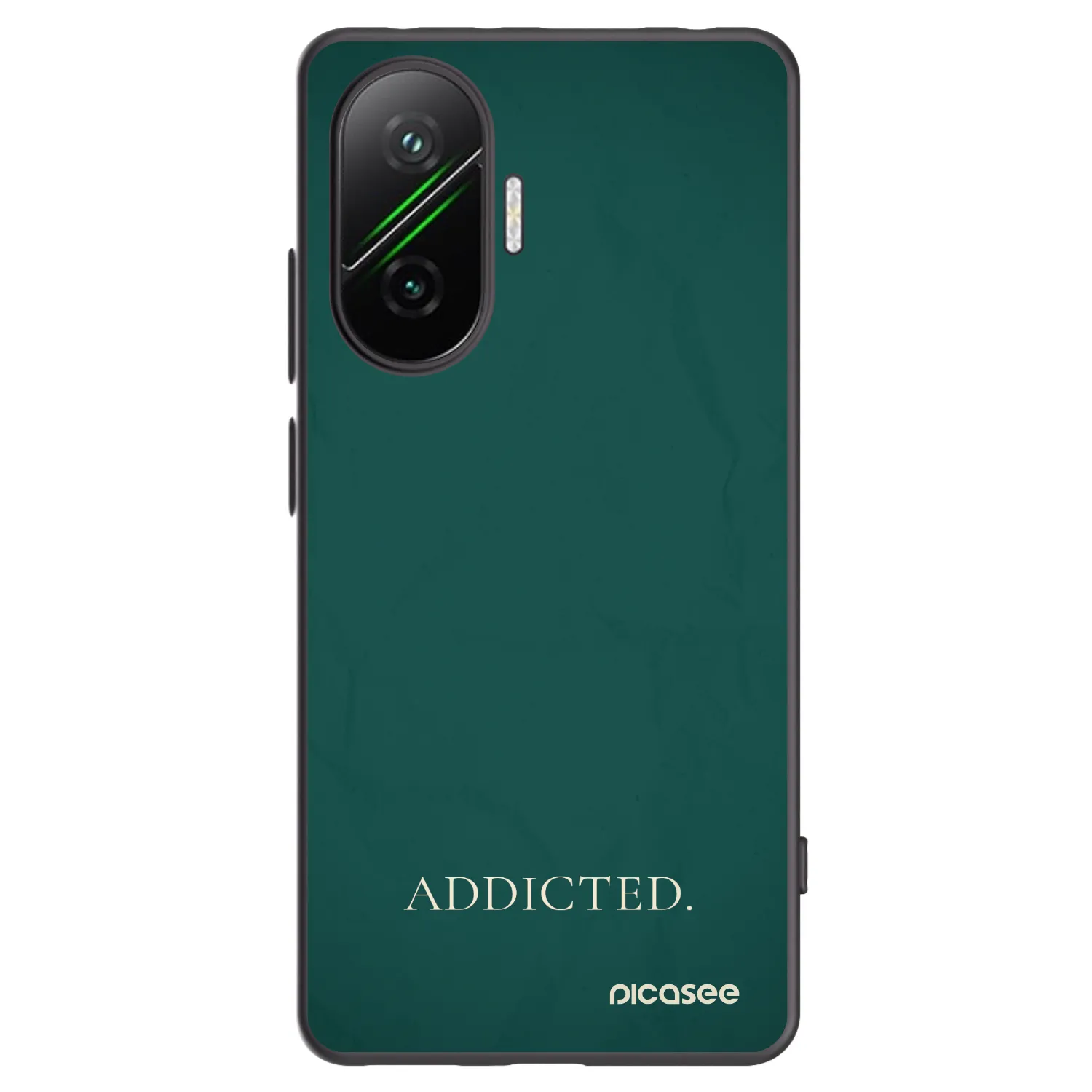 Picasee husă neagră din silicon pentru Xiaomi Poco F7 5G - Addicted