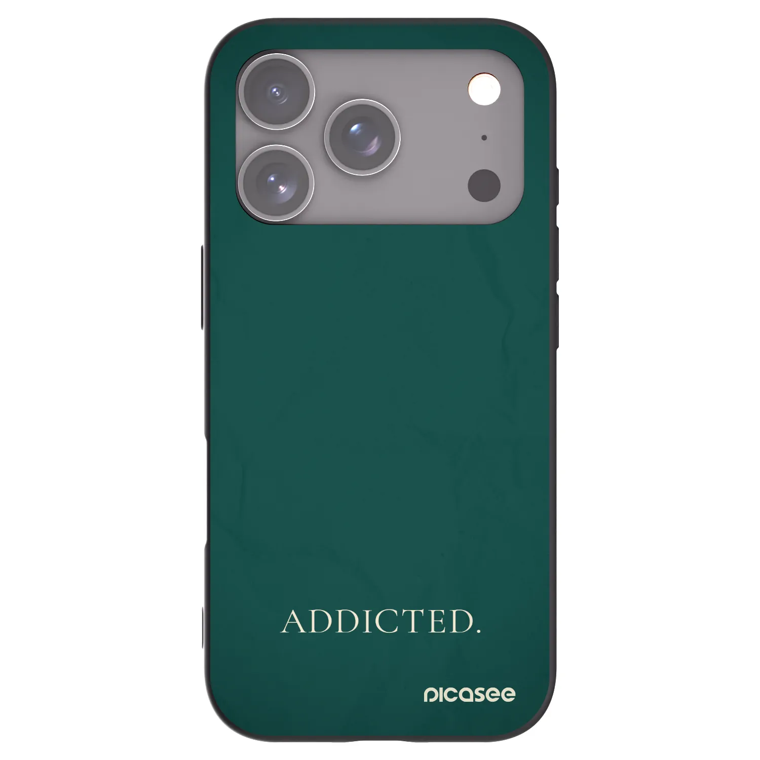 Picasee husă neagră din silicon pentru Apple iPhone 17 Pro - Addicted