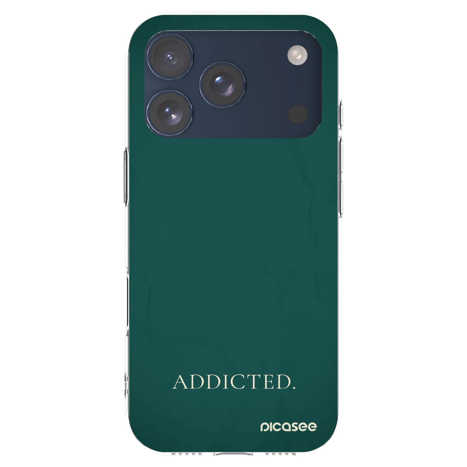 Picasee husă transparentă din silicon pentru Apple iPhone 17 Pro - Addicted