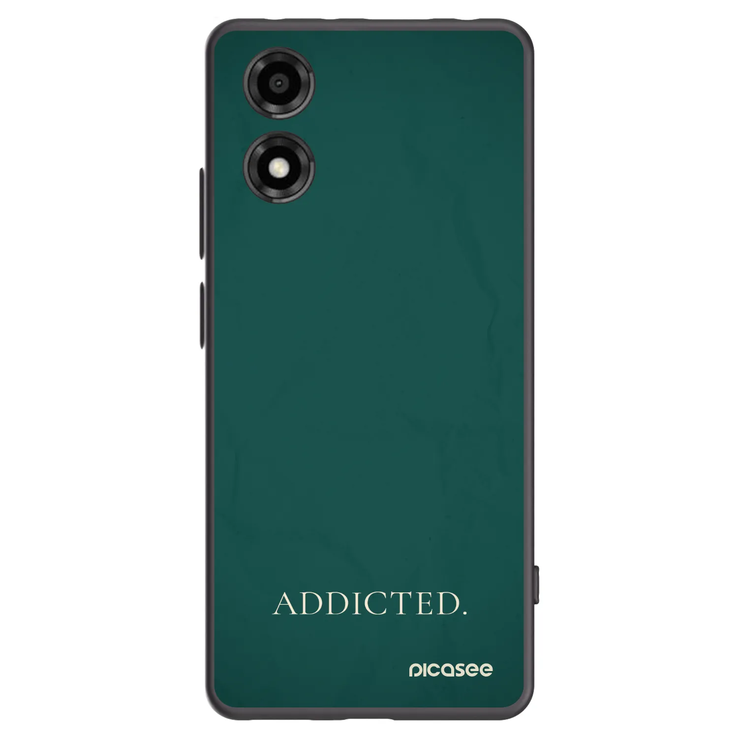 Picasee husă neagră din silicon pentru Motorola Moto E14 - Addicted