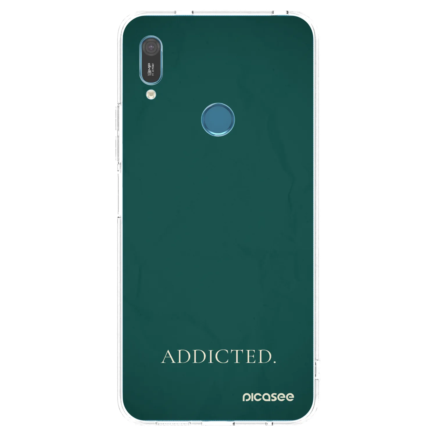 Picasee husă transparentă din silicon pentru Huawei Y6 2019 - Addicted