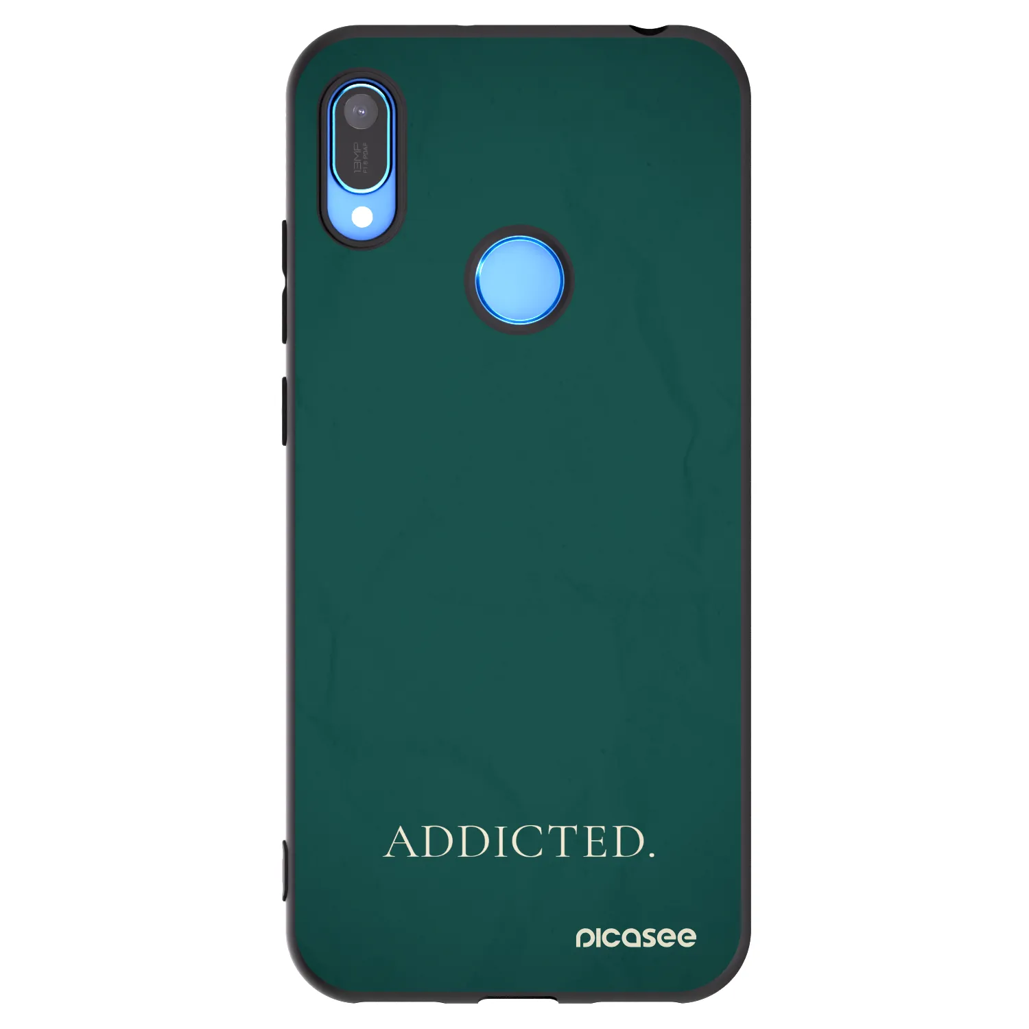 Picasee husă neagră din silicon pentru Huawei Y6 2019 - Addicted