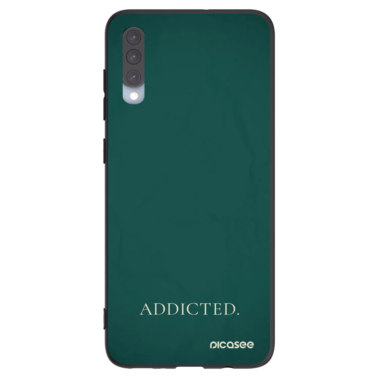 Picasee husă neagră din silicon pentru Samsung Galaxy A70 A705F - Addicted