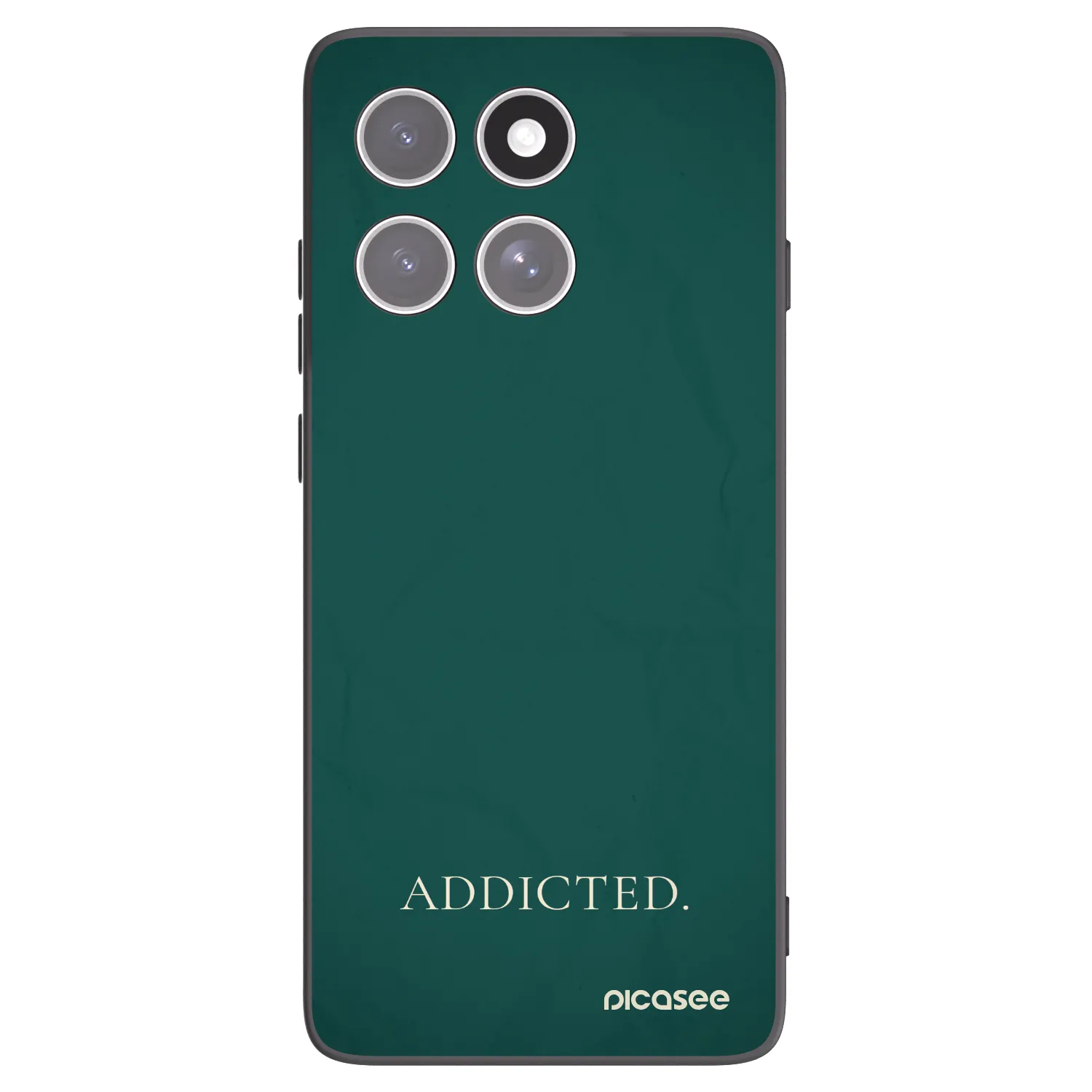Picasee husă neagră din silicon pentru Motorola Edge 60 Pro - Addicted