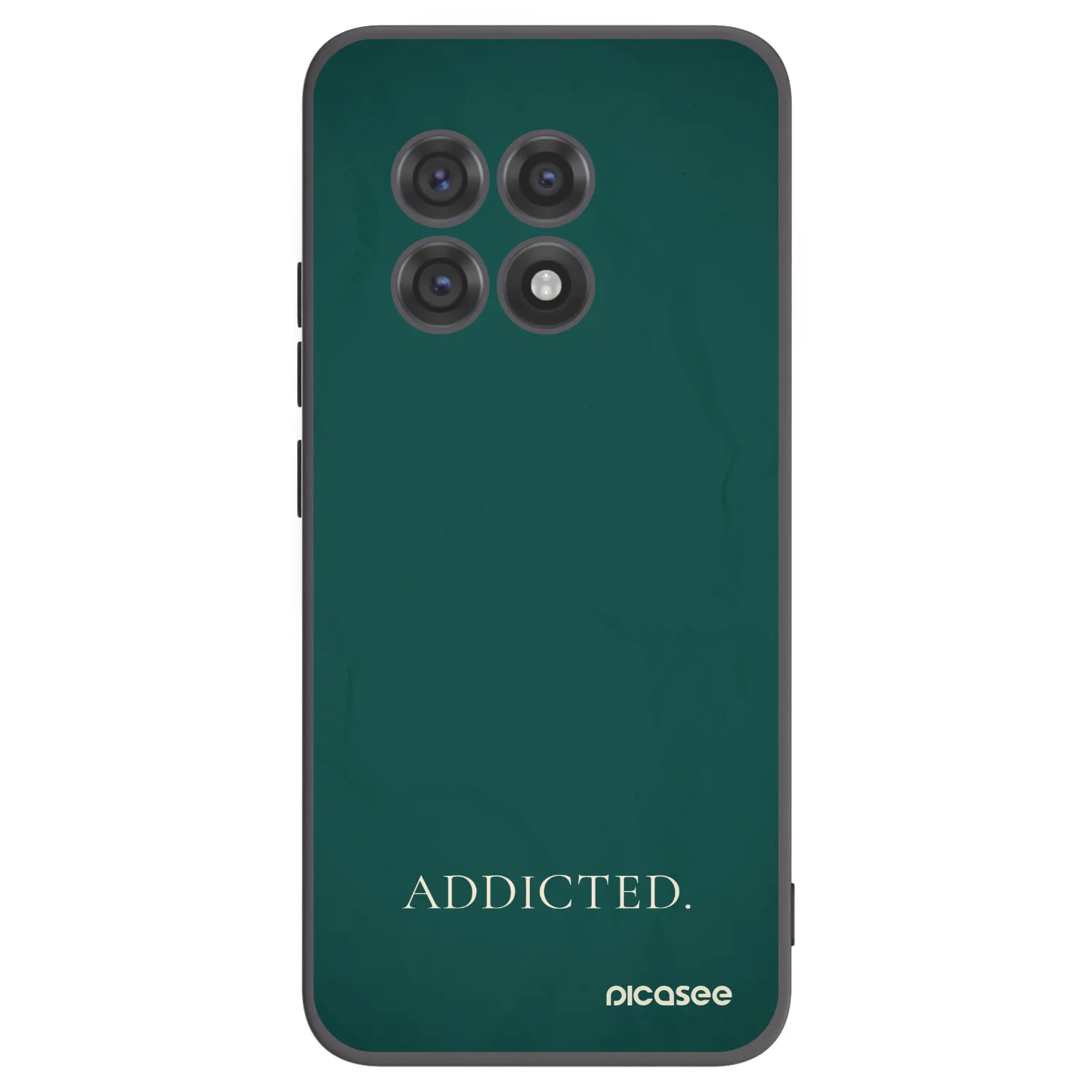 Picasee husă neagră din silicon pentru OnePlus 13R 5G - Addicted