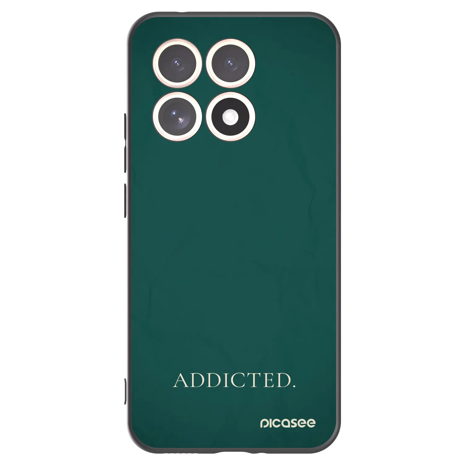 Picasee husă neagră din silicon pentru Xiaomi 15T - Addicted