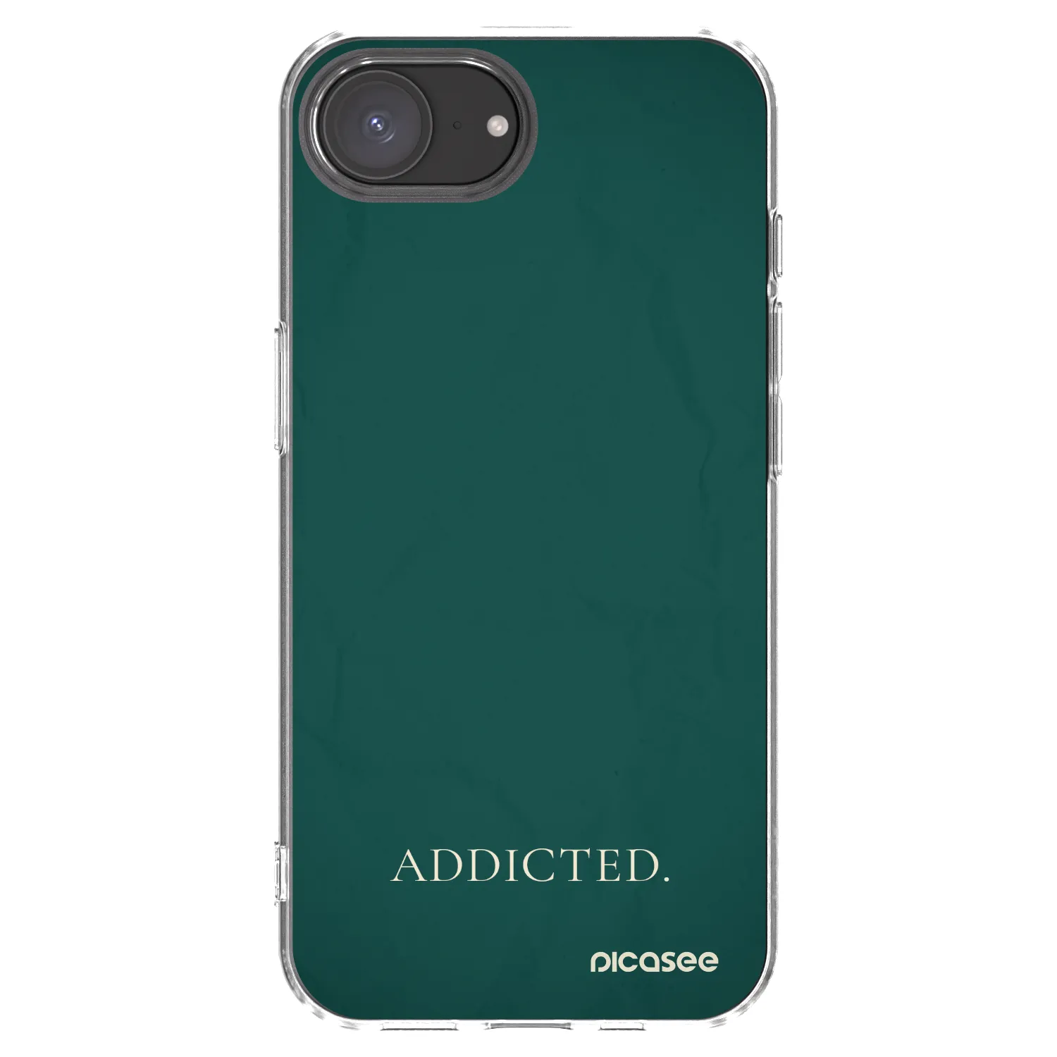 Picasee husă transparentă din silicon pentru Apple iPhone 17e - Addicted
