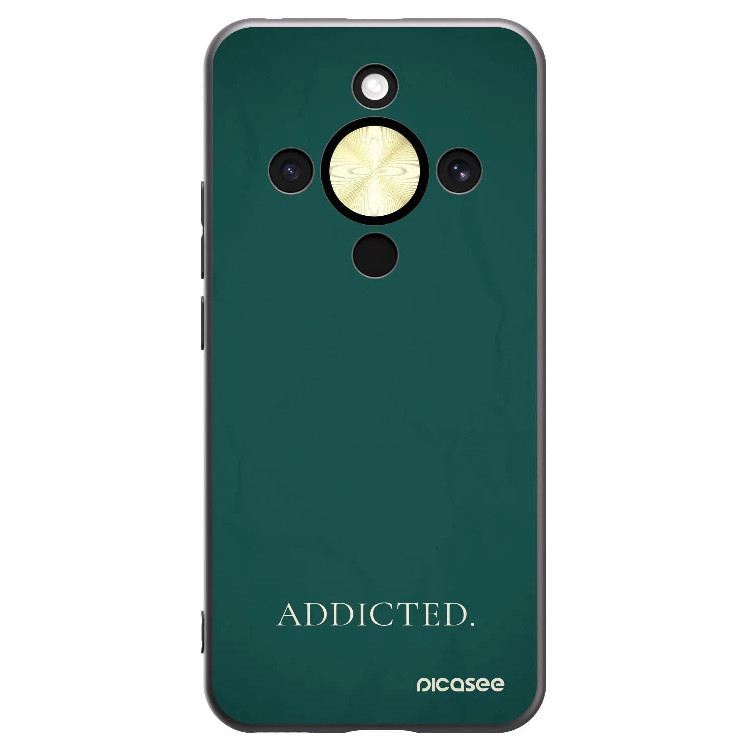 Picasee husă neagră din silicon pentru Honor Magic8 Lite 5G - Addicted
