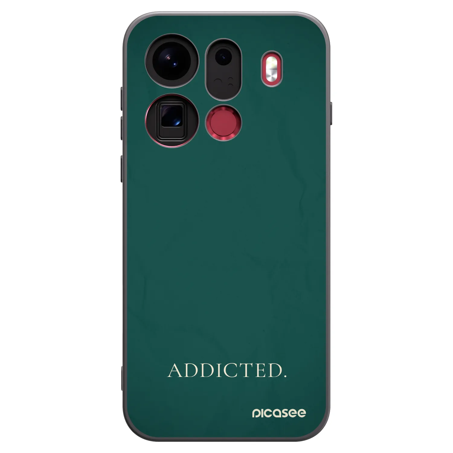 Picasee husă neagră din silicon pentru OPPO Find X9 Pro - Addicted