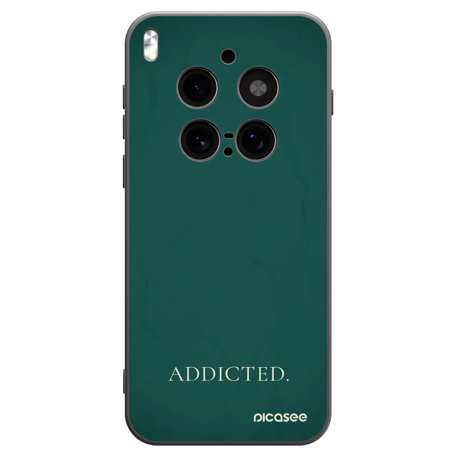 Picasee husă neagră din silicon pentru Vivo X300 Pro - Addicted