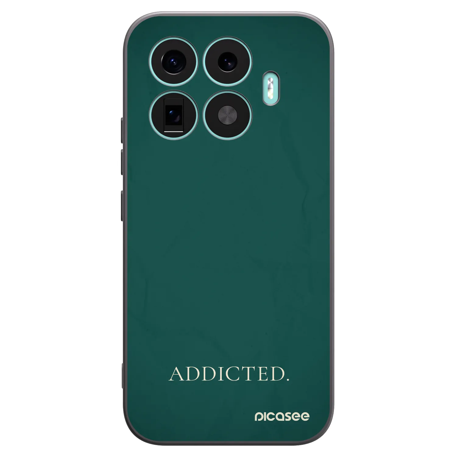 Picasee husă neagră din silicon pentru Xiaomi 17T - Addicted